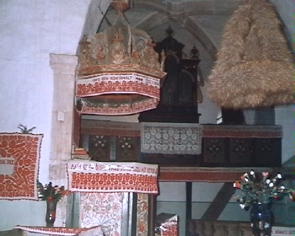 Magyarvistai templombelső