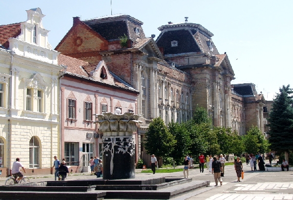 Beregszász központja
