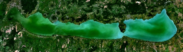 A Balaton a világűrből