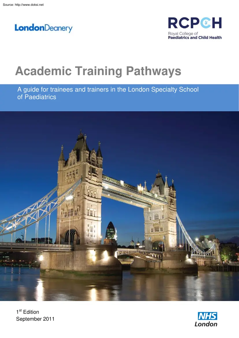 Academic Training Pathways