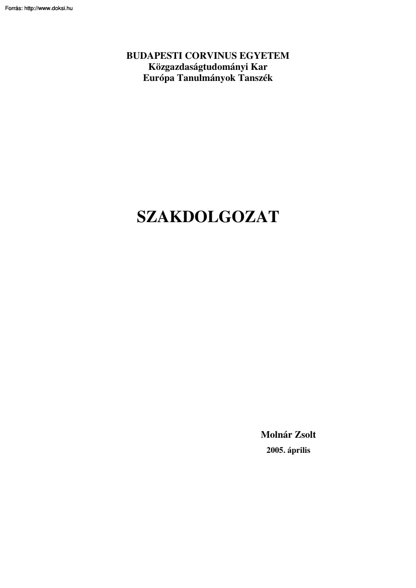 Molnár Zsolt - Az EMAS rendelet magyarországi végrehajtása