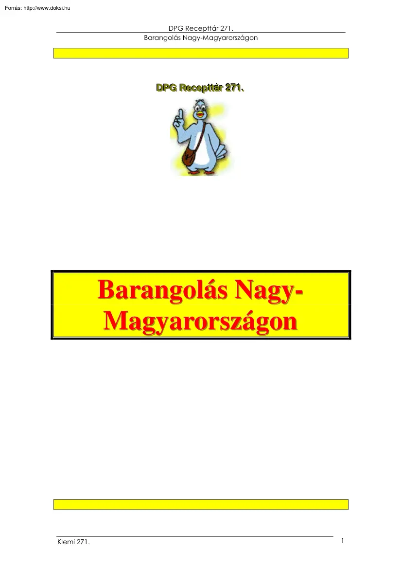 Barangolás Nagy-Magyarországon szakácskönyv