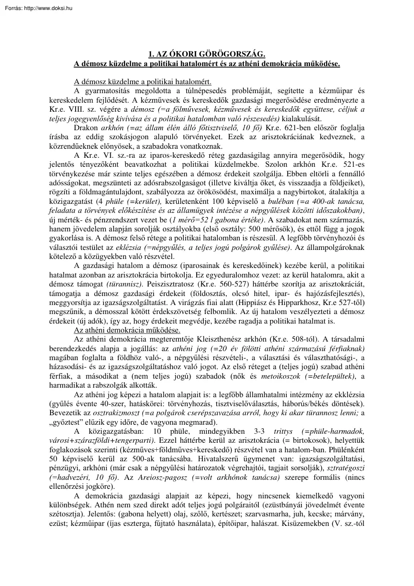 Történelem érettségi tételek, 2001