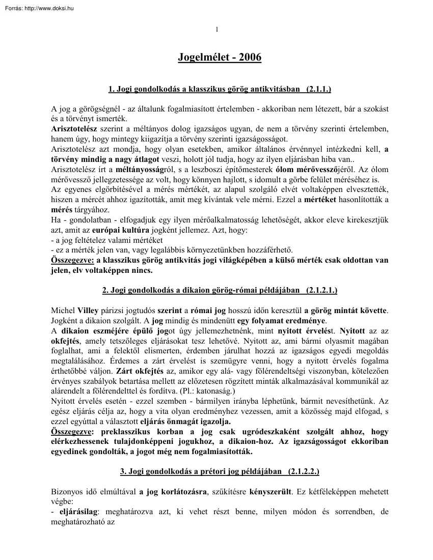 Jogelmélet, 2006