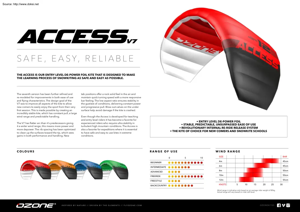 Access v7, Safe, Easy, Reliable