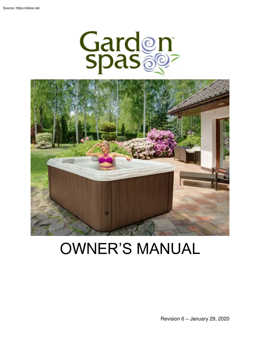 Garden Spas Owners Manual
