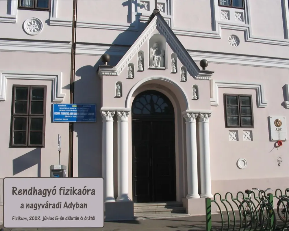 Bartos-Elekes István - Rendhagyó fizikaóra a nagyváradi Adyban