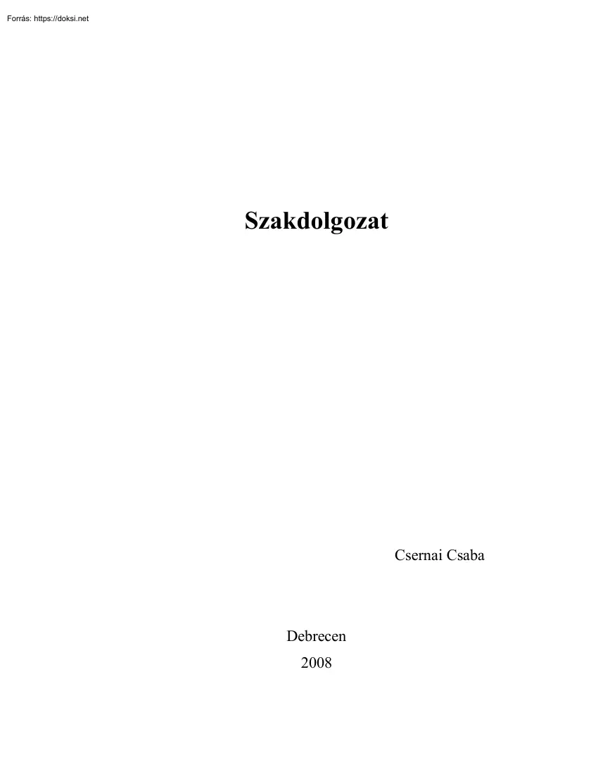 Csernai Csaba - Verziókövető rendszerek