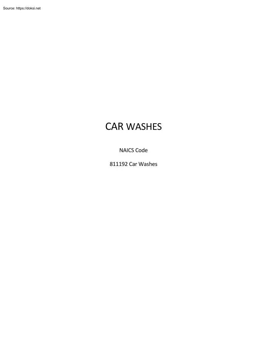 Car Washes