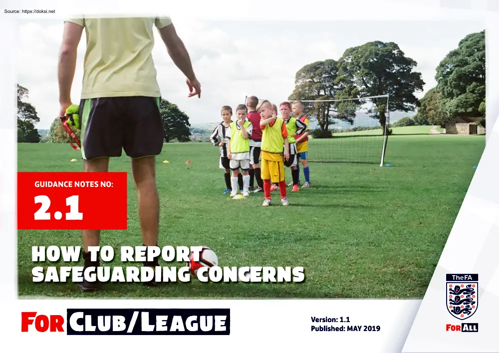 How to Report Safeguarding Concerns