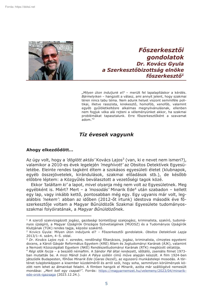 D. Kovács Gyula - Tíz évesek vagyunk