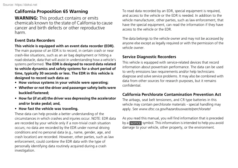 Acura RDX 2015, Owners manual