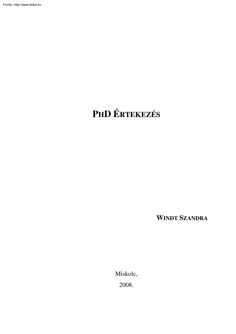 Windt Szandra - Az illegális migráció kriminológiai jellemzői