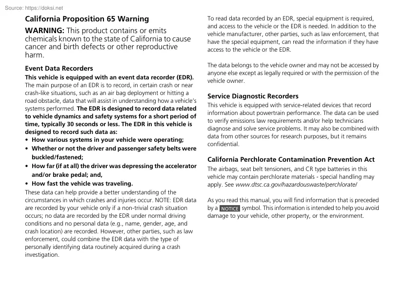 Acura RLX 2015, Owners manual