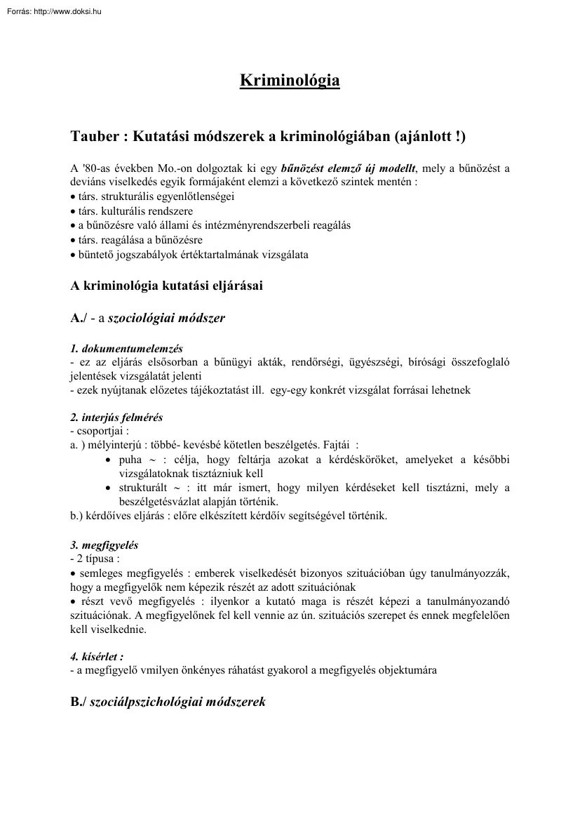 Kriminológia