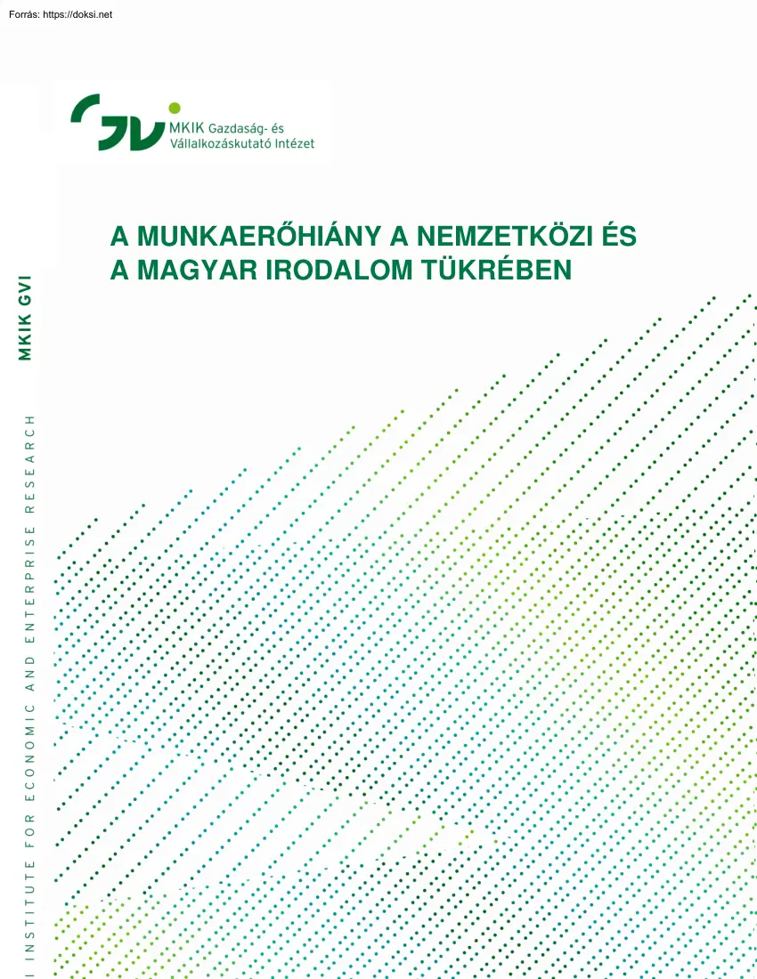 Nagy-Kónya - A munkaerőhiány a nemzetközi és a magyar irodalom tükrében