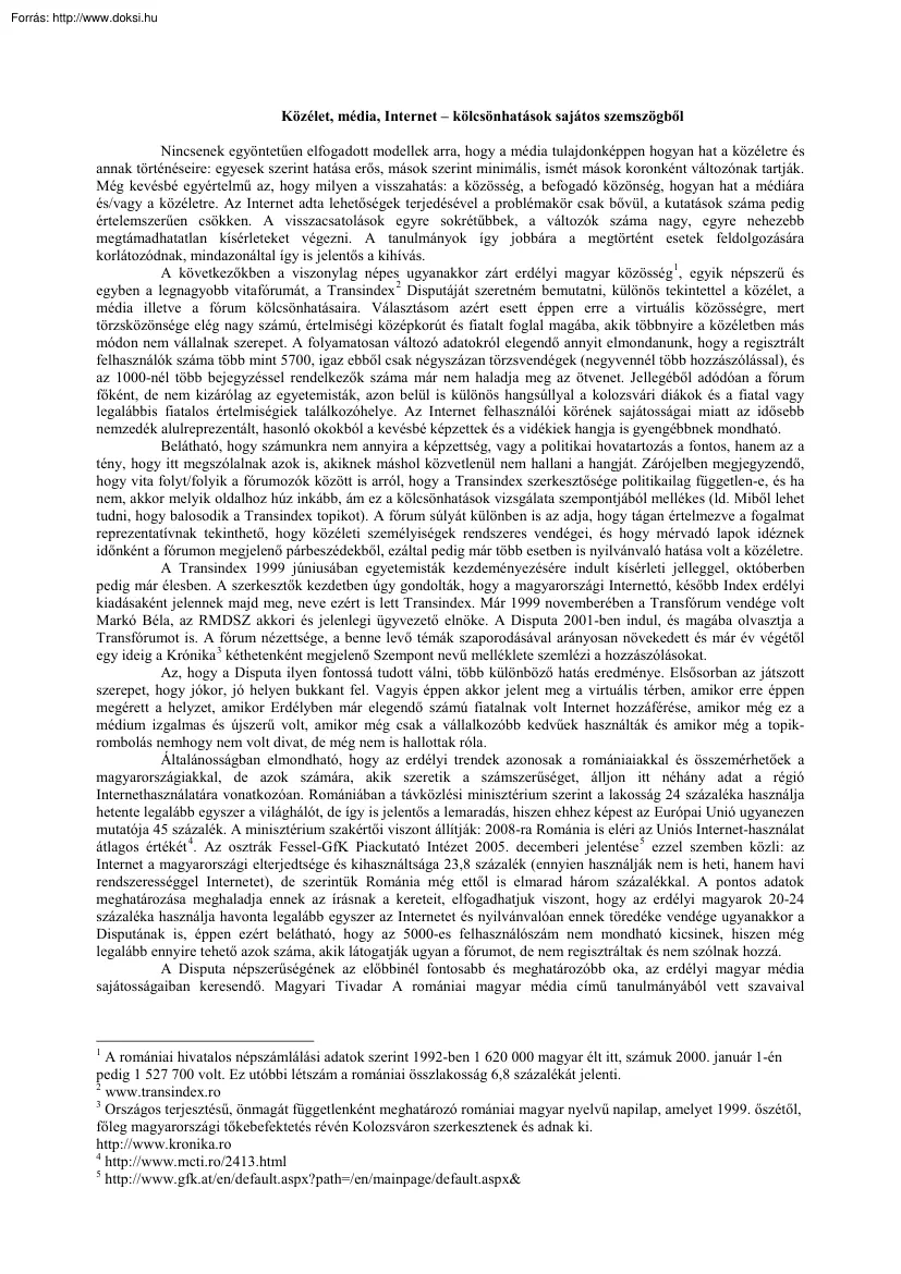 Korondi Kinga - Közélet, média, Internet