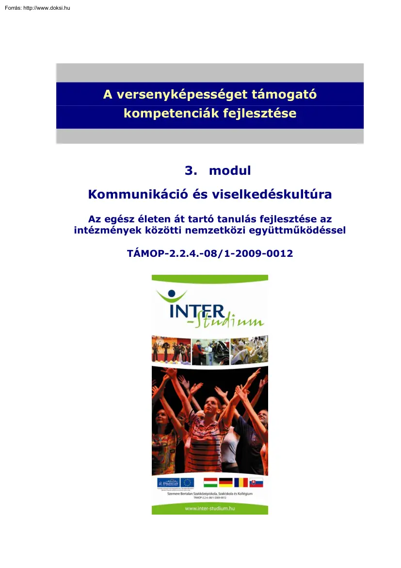 Hogya Orsolya - Kommunikáció és viselkedéskultúra