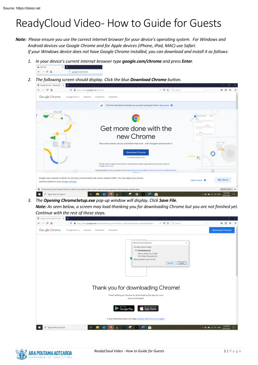 ReadyCloud Video, How to Guide for Guests