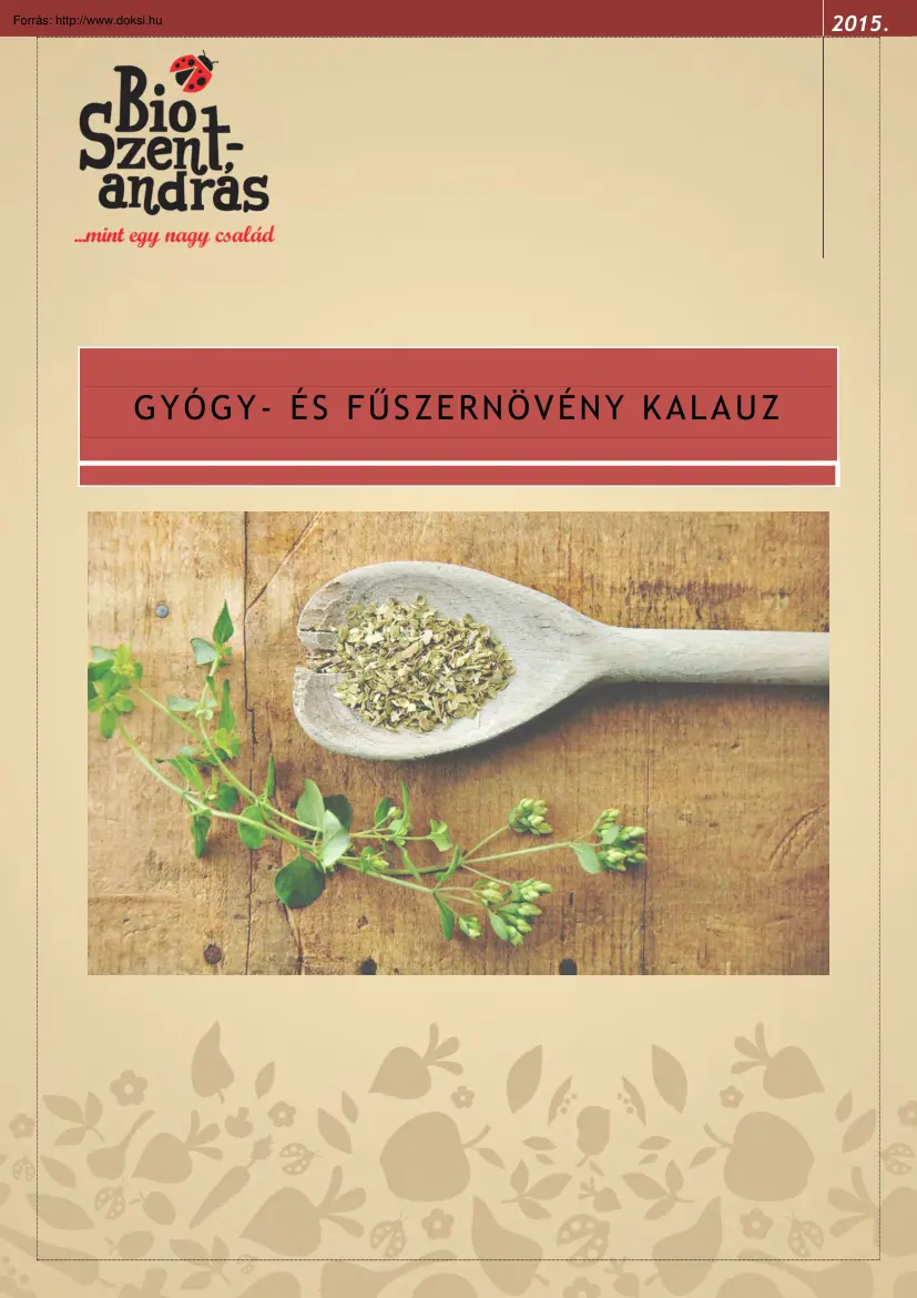 Gyógy és fűszernövény kalauz