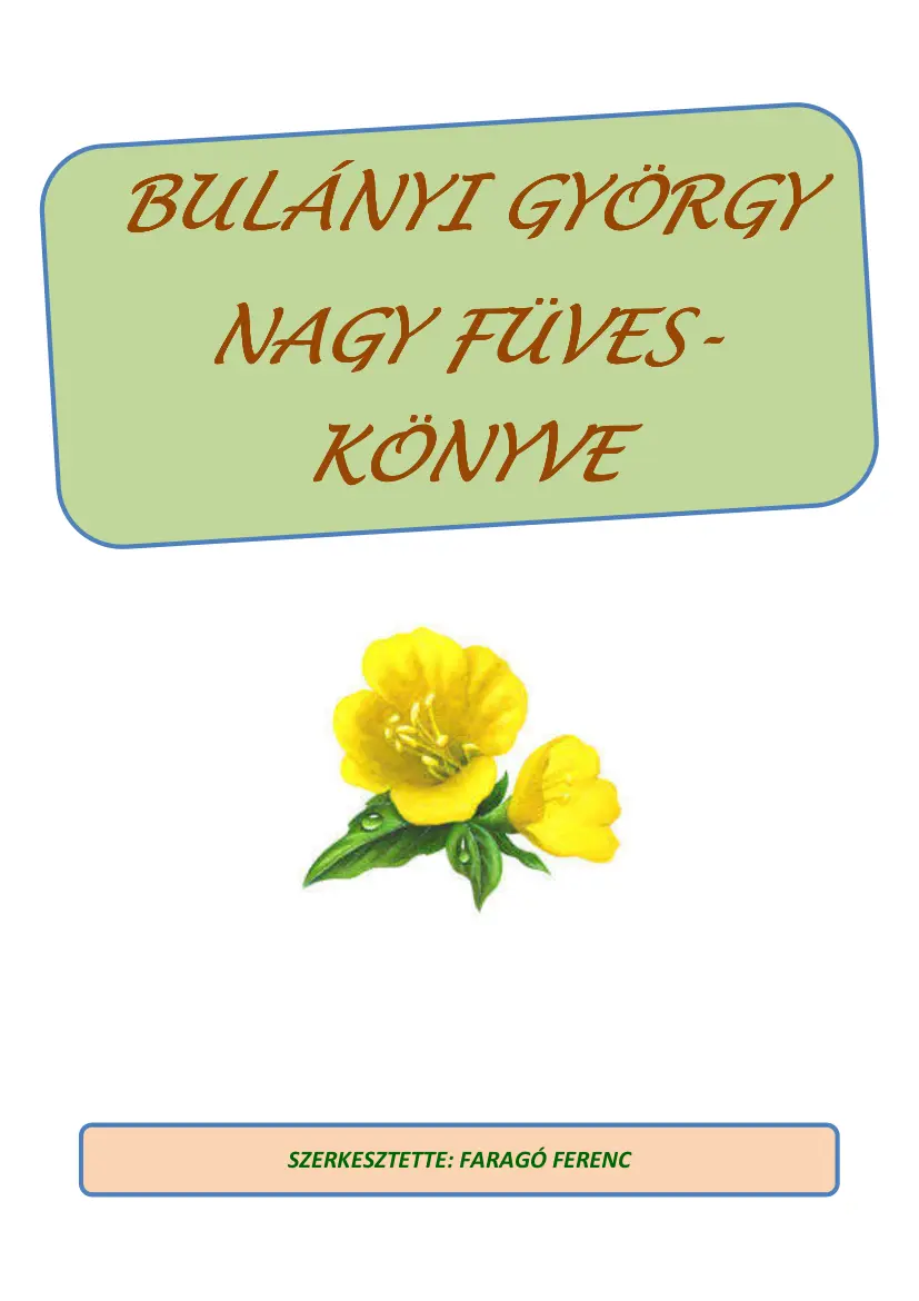 Bulányi György nagy füveskönyve