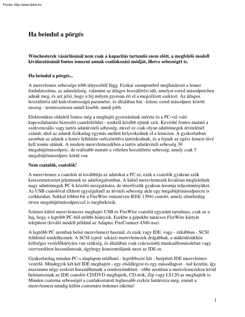 Ha beindul a pörgés