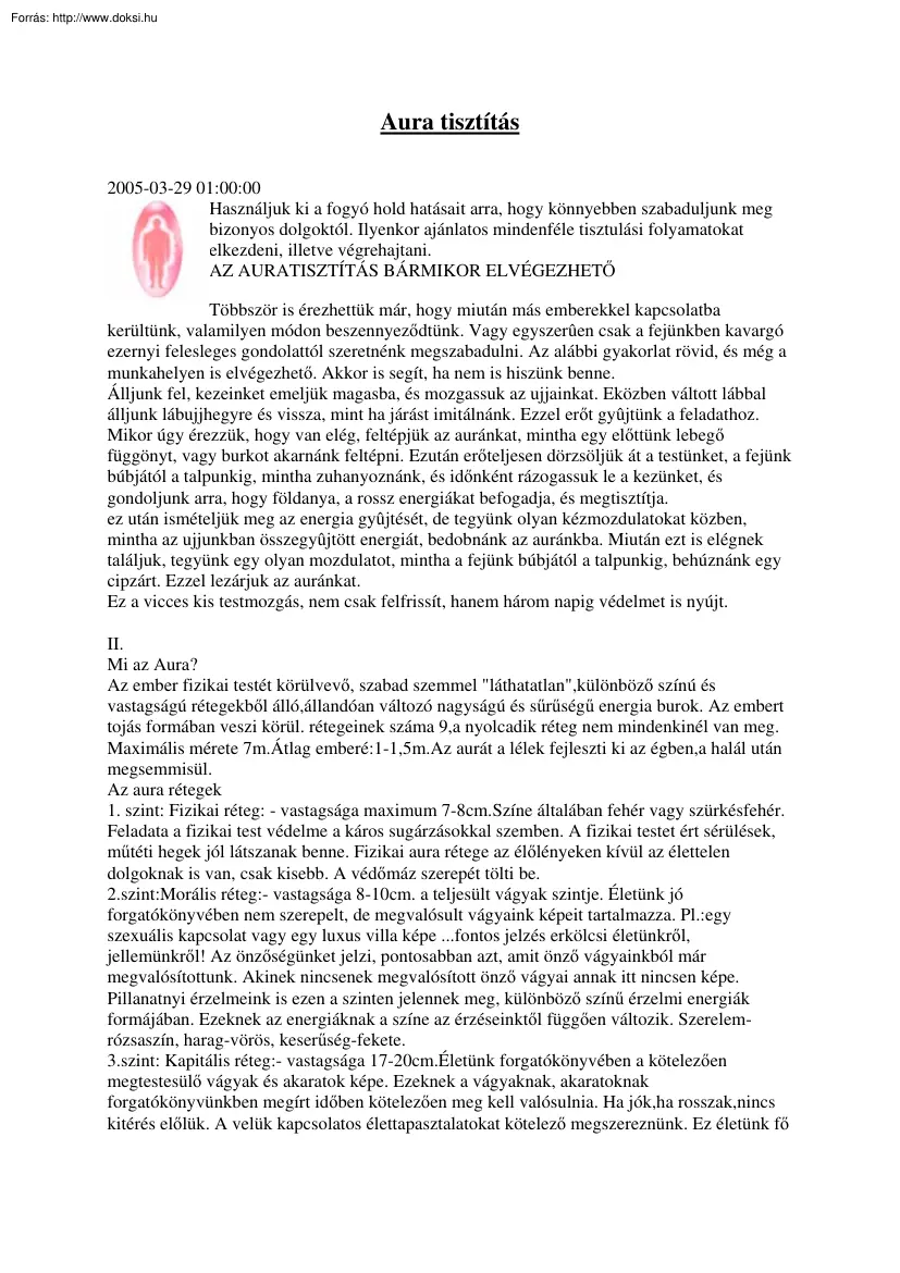 Aura tisztítás