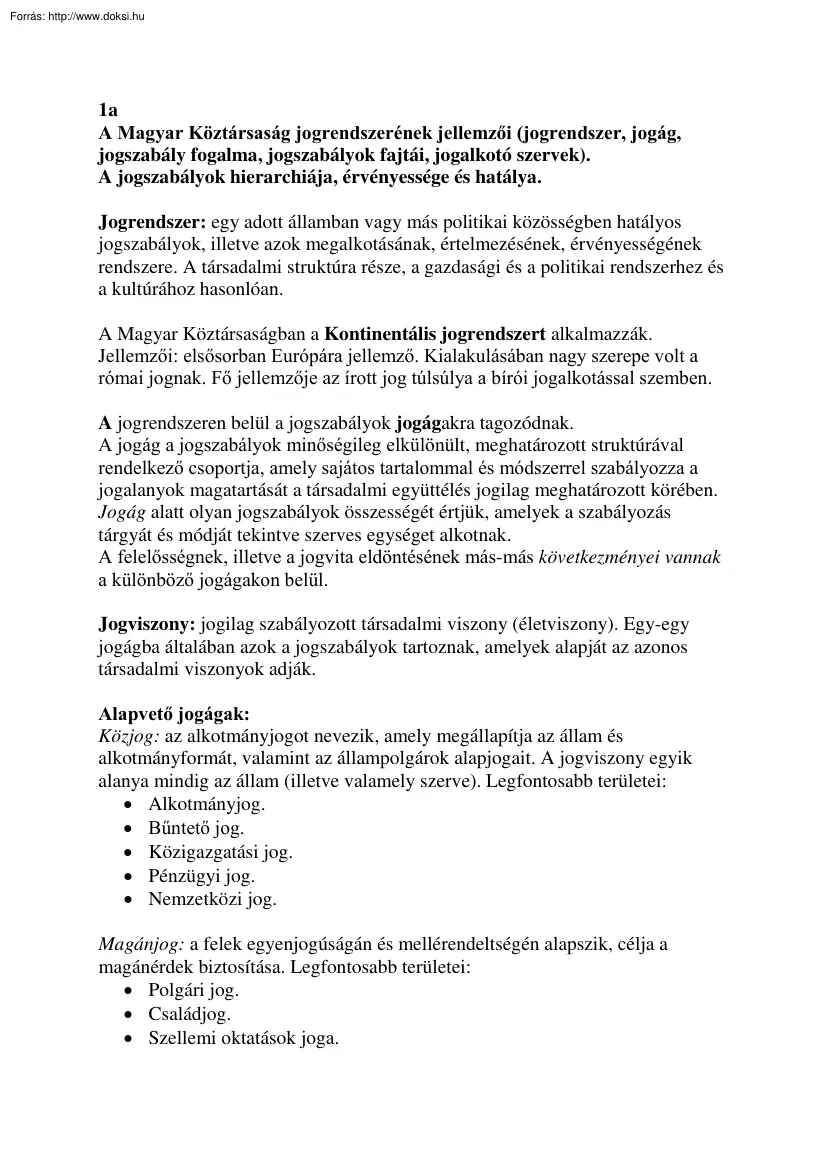 Mérlegképes könyvelő, kidolgozott szóbeli jog tételsor, 2011