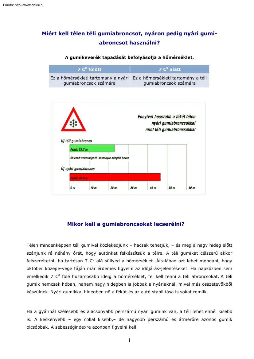 A gumiabroncsról