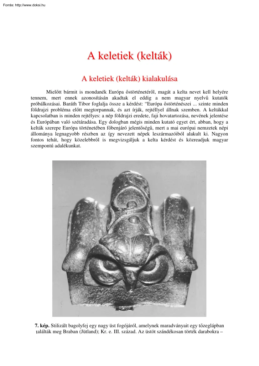 A keletiek, kelták