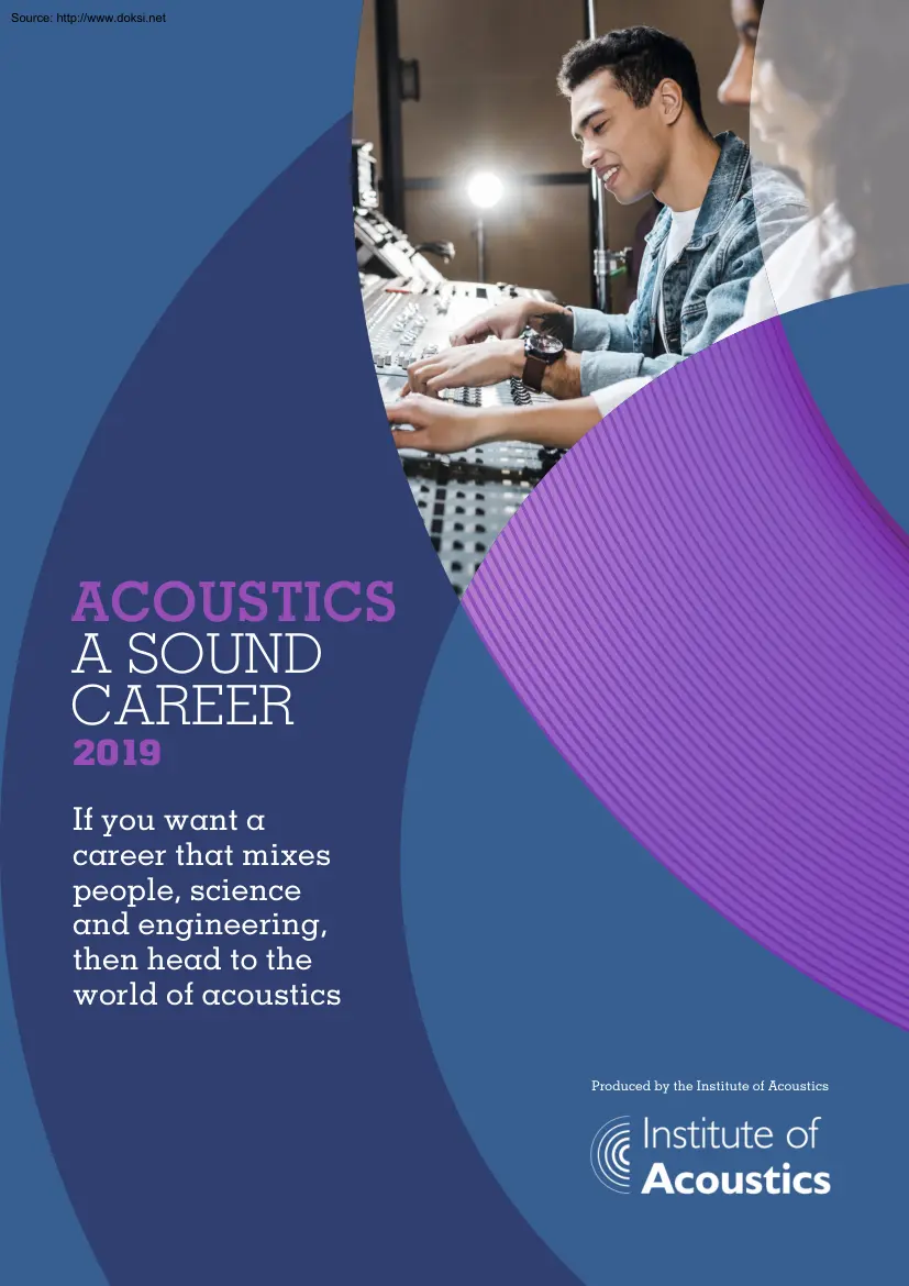 Acoustics, a sound career