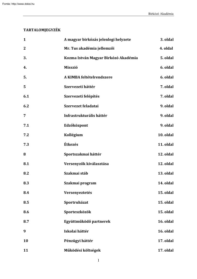 A magyar ökölvívás bemutatása