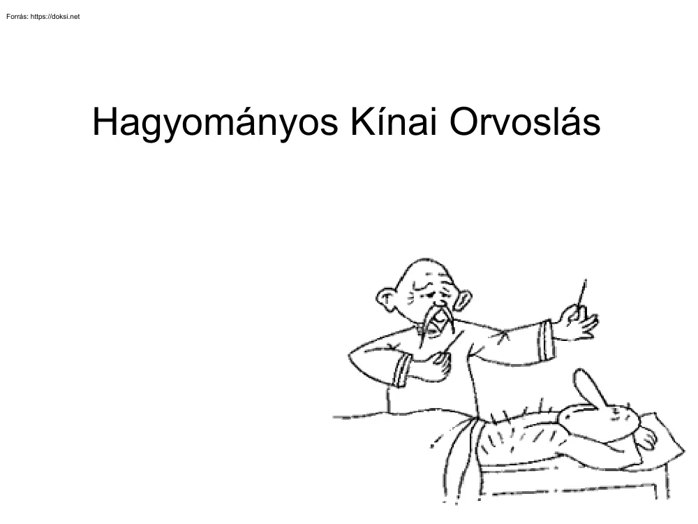 Hagyományos kínai orvoslás