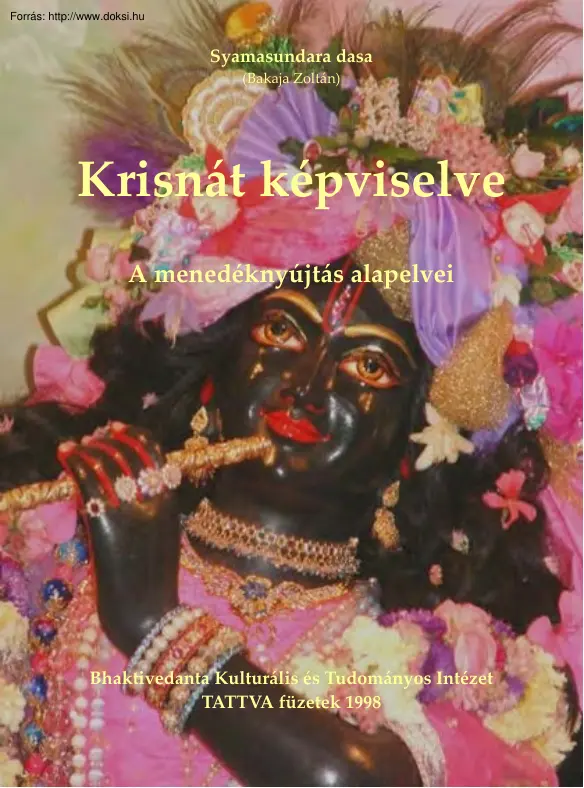 Bakaja Zoltán - Krisnát képviselve