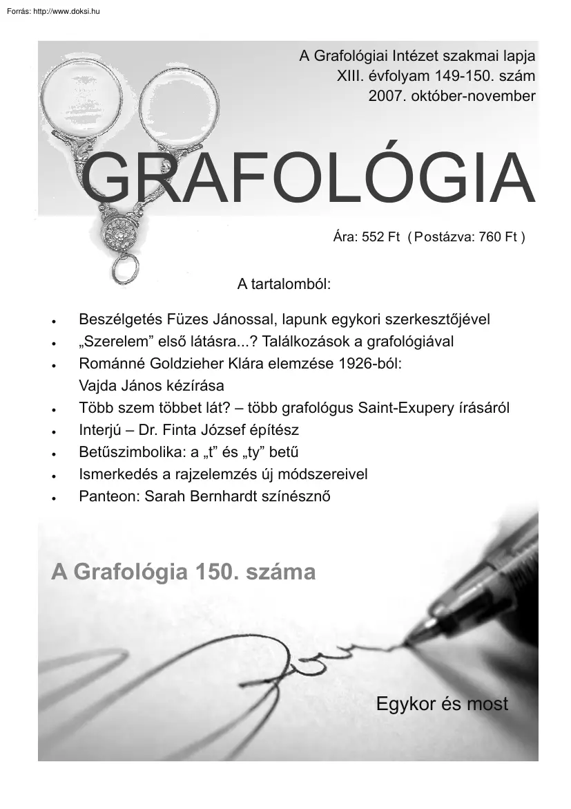A grafológiáról