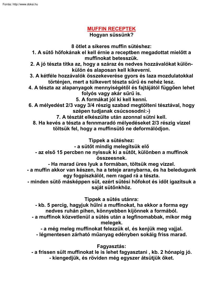 94 muffin recept