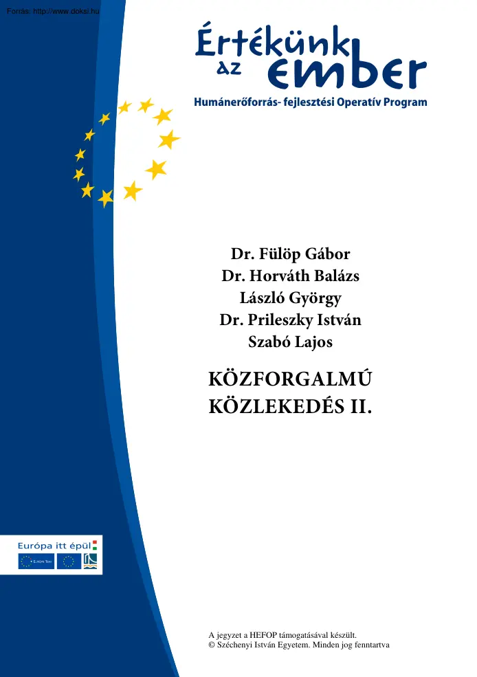 Közforgalmú közlekedés II