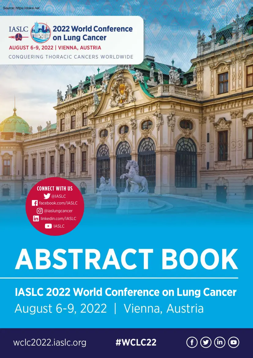 Abstract Book, IASLC 2022 World Conference on Lung Cancer