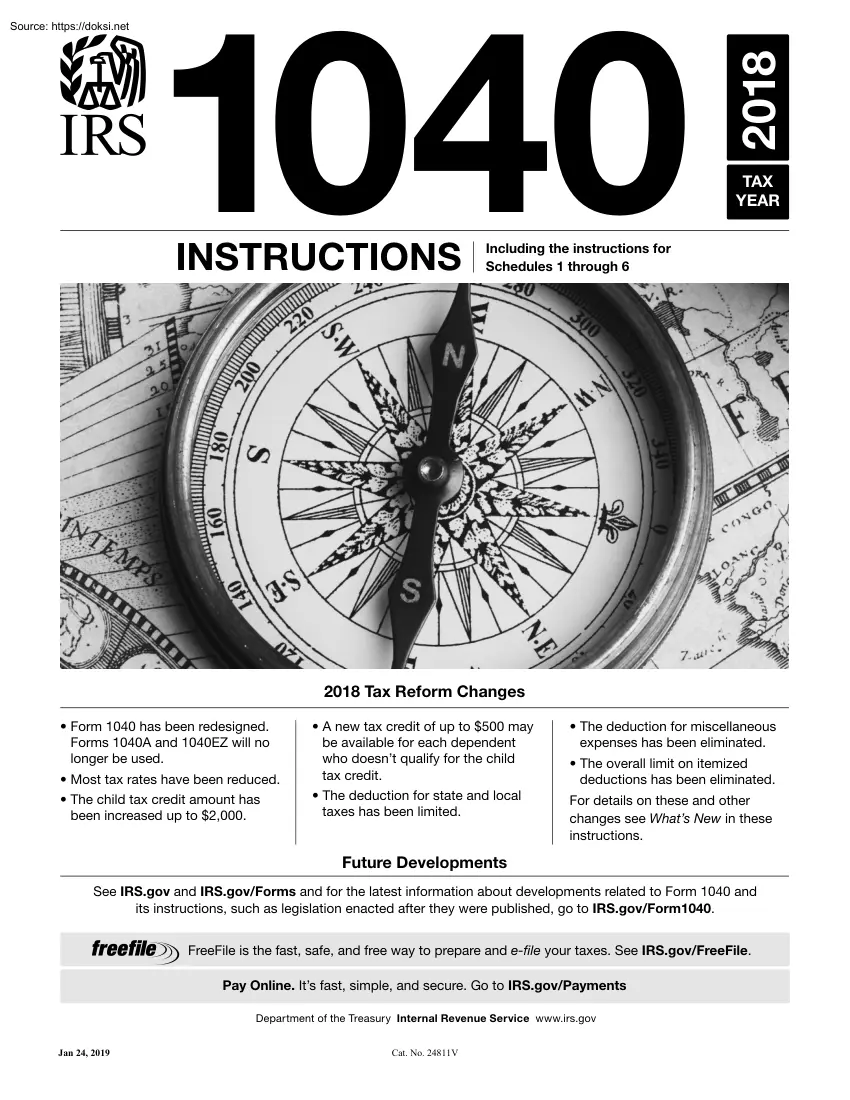 1040 Instructions