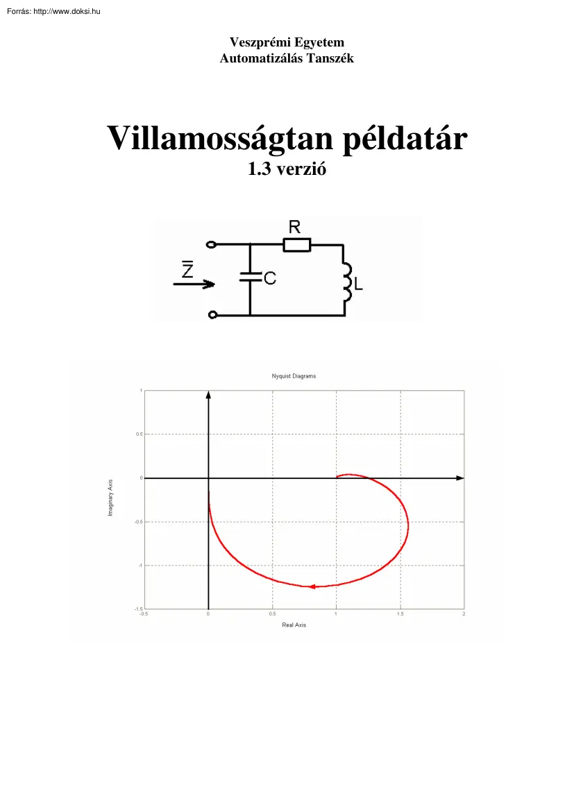 Tóth Roland és Balogh Attila - Villamosságtan példatár v1.30