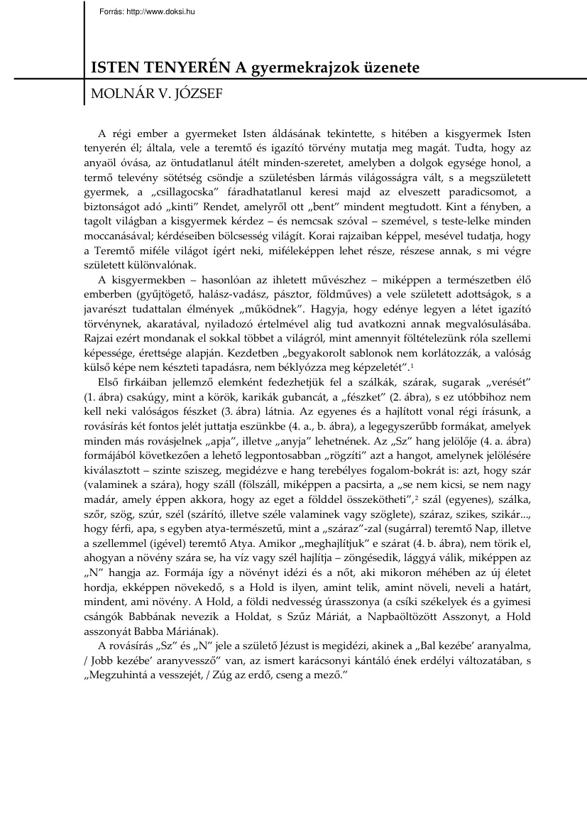 Molnár V. József - A gyermekrajzok üzenete