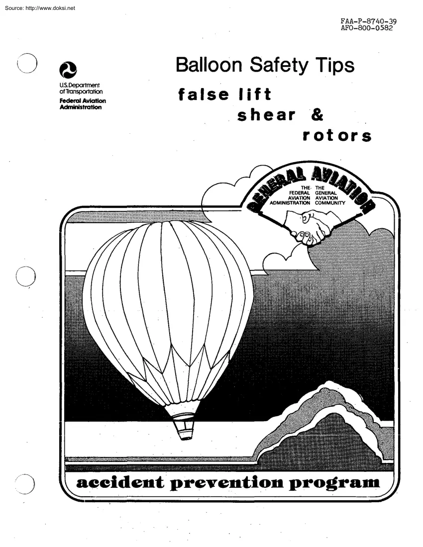 Balloon Safety Tips, False Lift Shear and Rotors