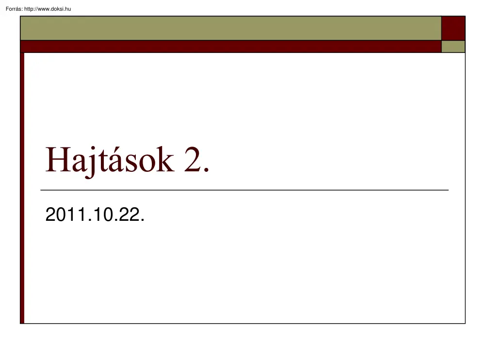 Hajtások 2