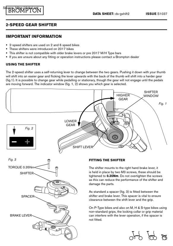 2-Speed Gear Shifter