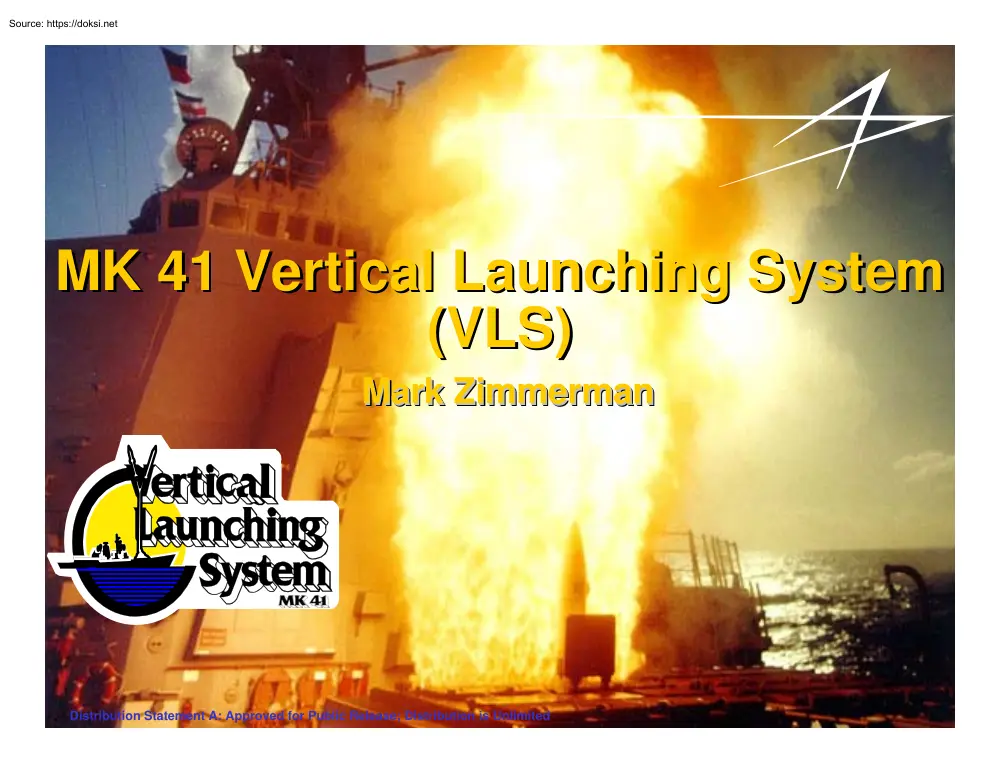 Mark Zimmerman - MK 41 Vertical Launching System