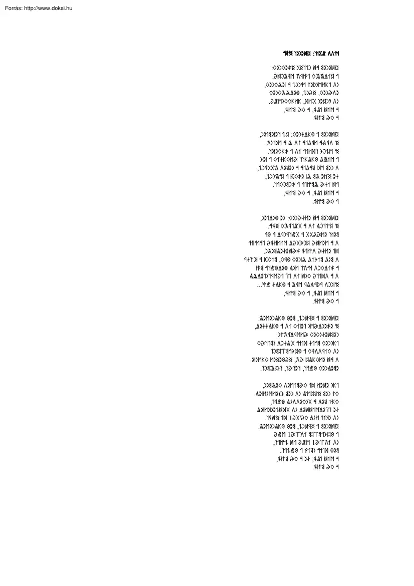 Wass Albert - Üzenet haza, rovásírással