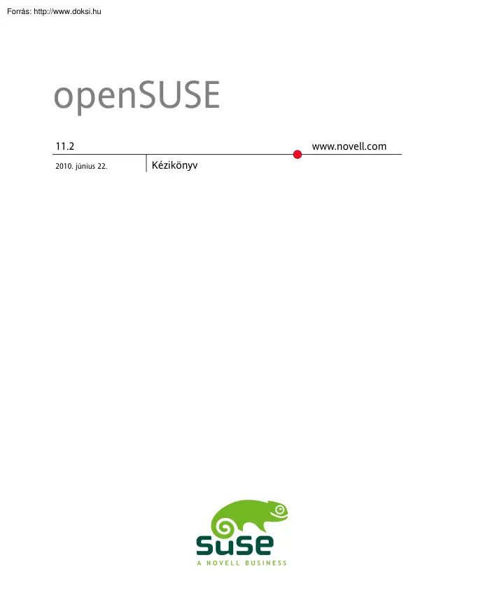 openSUSE 11.2 kézikönyv