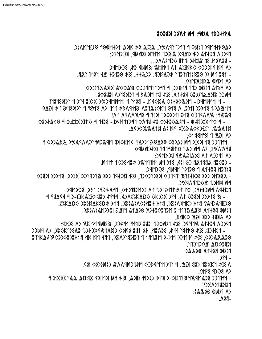 Gárdonyi Géza - Az Isten remeke, rovásírással