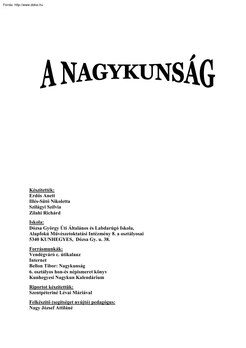 A Nagykunság