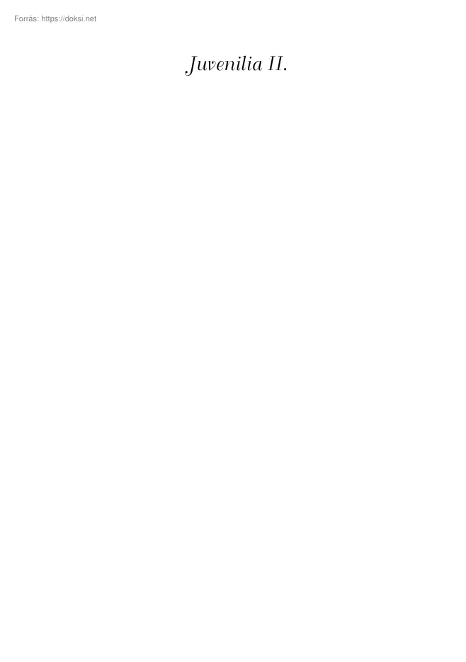 Pete László - Juvenilia II, Debreceni bölcsész diákkörösök antológiája